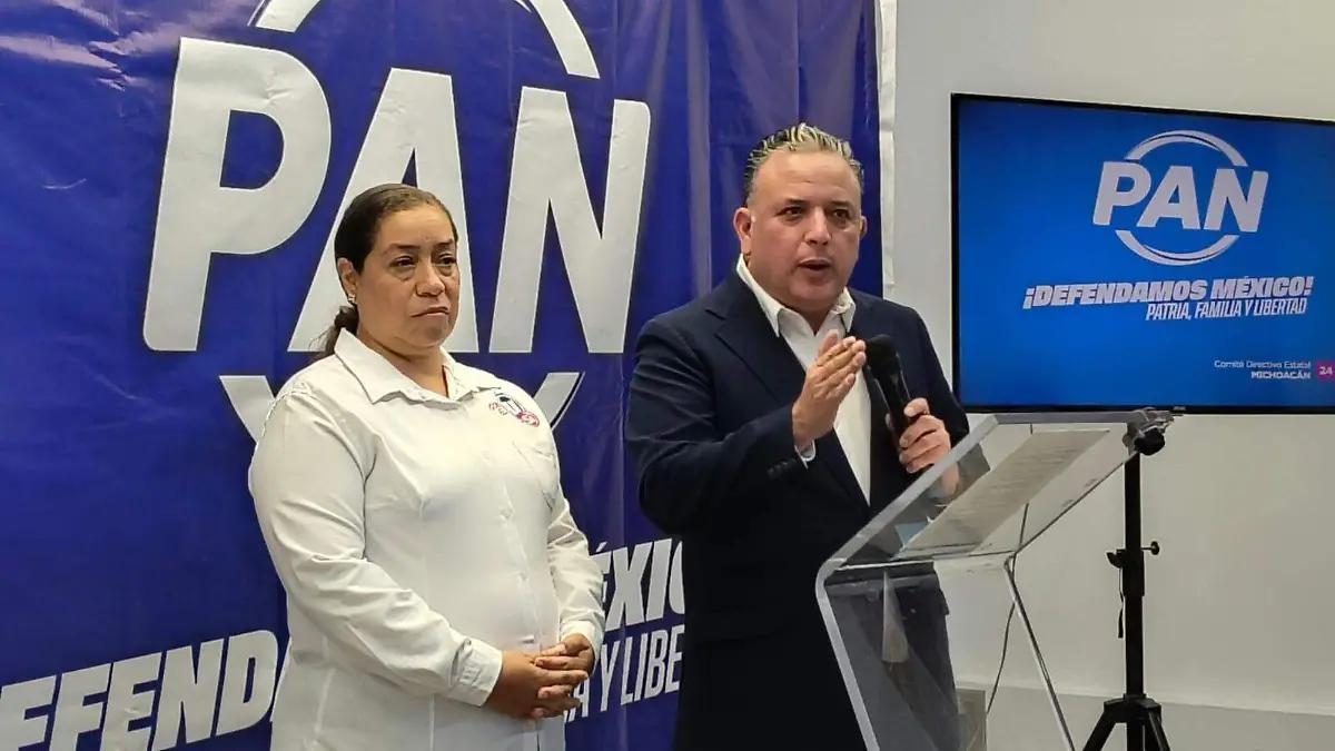 PAN se deslinda de protesta en Morelia por asesinato de Carlos Manzo