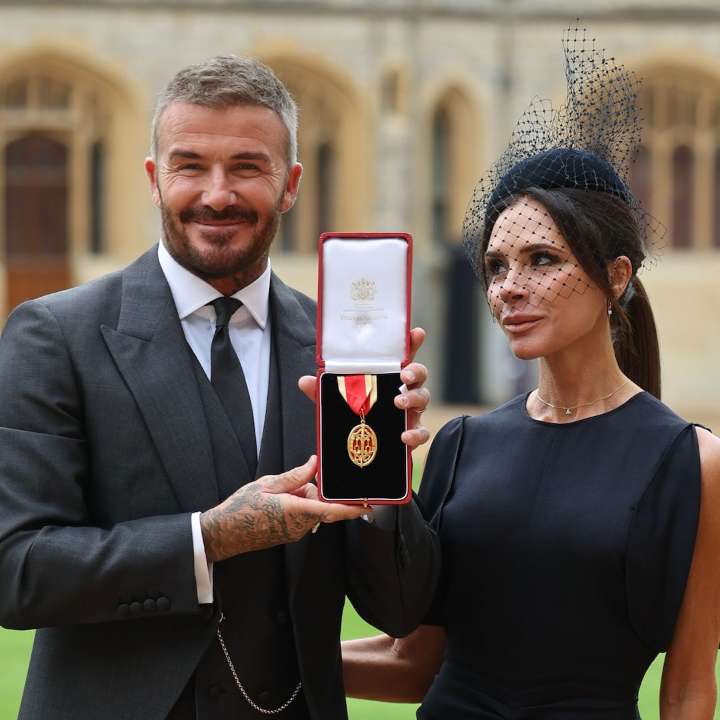 David Beckham Reacts to Receiving Knighthood From King Charles III