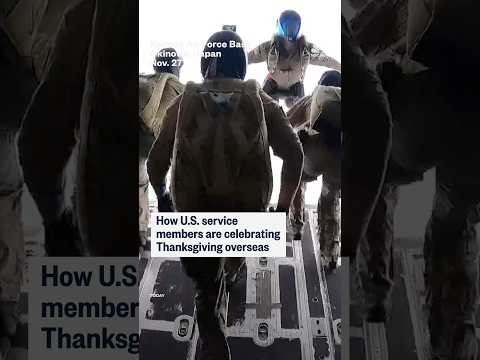 How U.S. service members are celebrating Thanksgiving overseas