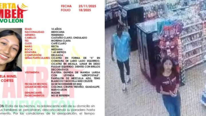 Activan Alerta Amber para buscar a alumna de la prepa Álvaro Obregón desaparecida en Guadalupe