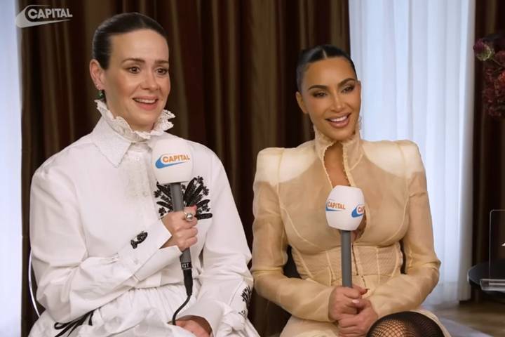 Kim Kardashian Learns What a 'Jacket Potato' Is Alongside Sarah Paulson