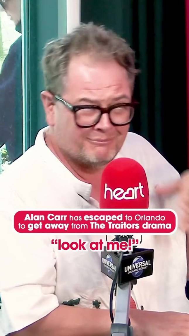 Celebrity Traitors’ Alan Carr leaves UK after becoming ‘most hated man’