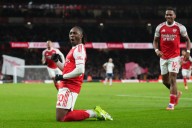 Eze scores hat trick as Arsenal beats Tottenham to take 6
