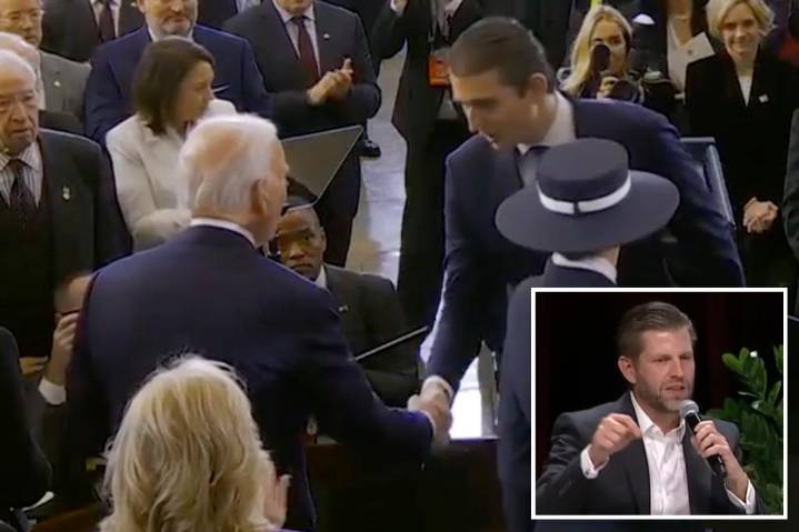 What Barron Trump said to Biden during his dad's inauguration revealed