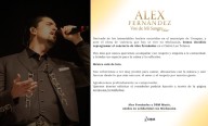 Suspende Alex Fernández concierto en Uruapan por violencia