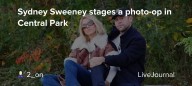 Sydney Sweeney stages a photo-op in Central Park: ohnotheydidnt — LiveJournal