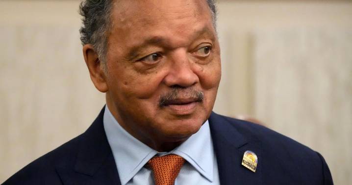 Rev. Jesse Jackson on a form of life support: family source