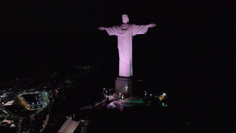 Agua bendecida por el Papa llega al Cristo Redentor antes de la COP30
