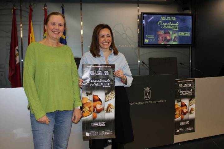 Un total de 80 establecimientos hosteleros se suman desde este jueves a la III edición de 'Croqueteando por Albacete' La concejala de Turismo, Rosa González de la Aleja, reitera el firme compromiso qu