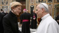 Pope Leo Meets Cate Blanchett & Many More Celebs During Papal Audience with the Film Industry (Photos) | Adam Scott, Alba Rohrwacher, Alison Brie, Cate Blanchett, Chris Pine, Darren Aronofsky, Dave Fr
