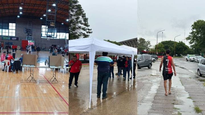 En fotos: las elecciones en Colón con todo el color de los hinchas