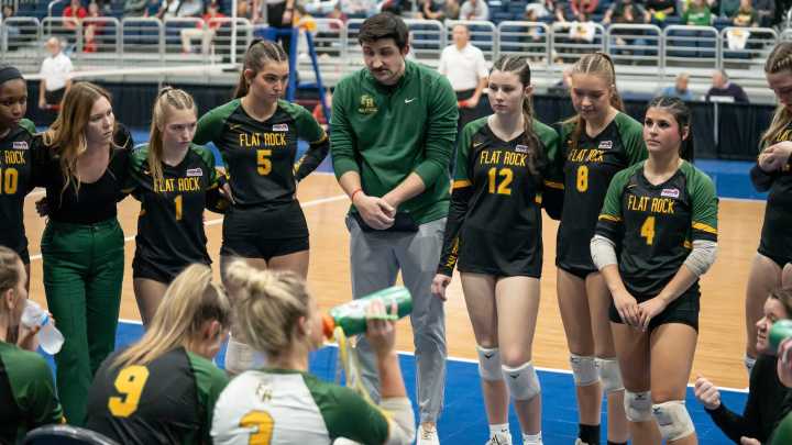 Video highlights of Flat Rock in state volleyball semifinals