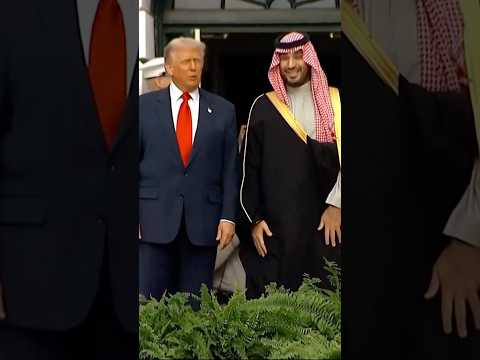 Trump Greets MBS in Elaborate White House Ceremony