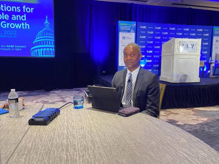 Fed’s Bostic favors no change in rates while inflation remains greater risk