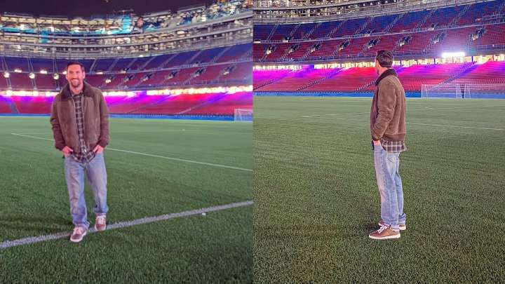Messi visitó el Camp Nou por primera vez tras su despedida y le hizo un inesperado guiño al Barcelona