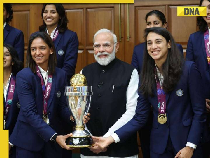 PM Narendra Modi felicitates Indian women's cricket team after first