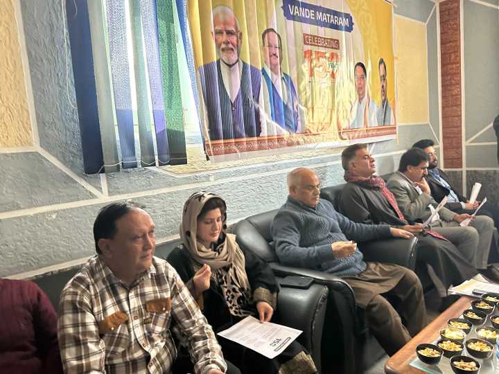 BJP J&K celebrates Vande Mataram@150 with progs in Srinagar