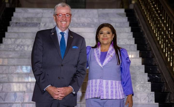 Brugada se reúne con el gobernador de Nueva Jersey, Phil Murphy rumbo al Mundial 2026