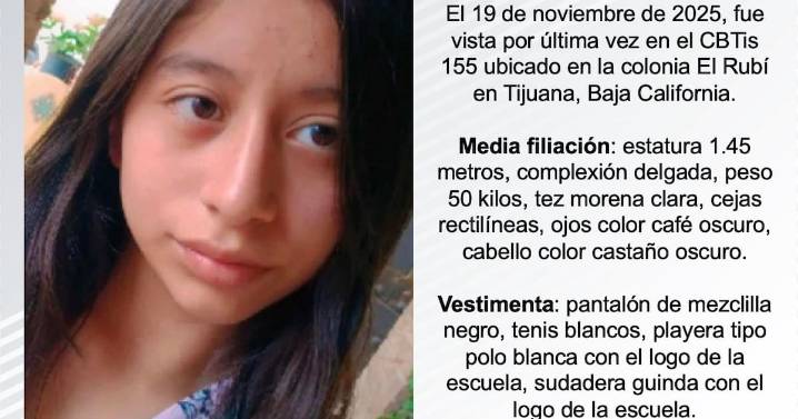 Se busca a Madisson Marlenne Ruiz Martínez de 15 años de edad