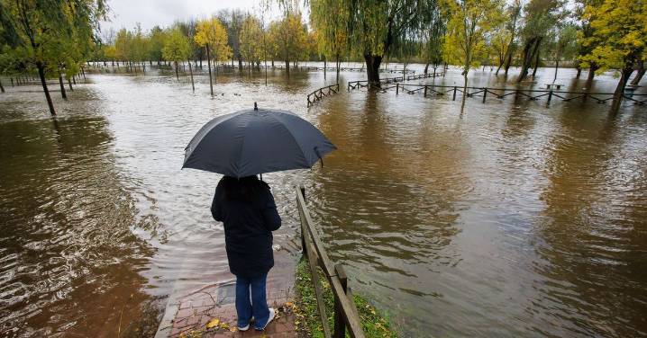Crecida del río Águeda a su paso por Ciudad Rodrigo