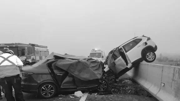 Tres muertos y dos menores graves en un choque frontal en Chile