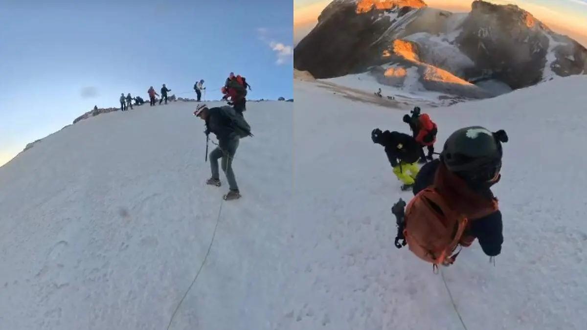 Alpinista cae en el glaciar del Iztaccíhuatl: Así ocurrió el aterrador accidente que se hizo viral