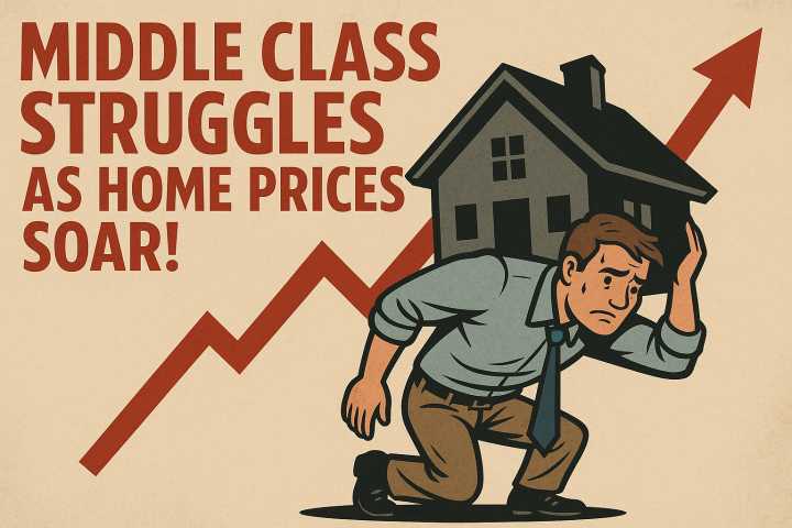 Middle Class Struggles as Home Prices Soar! Experts Share Calculations and Tips