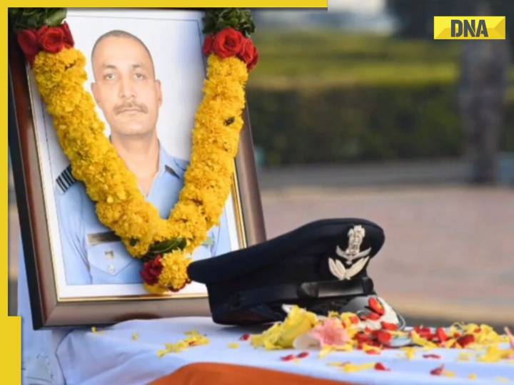 IAF Wing Commander Syal's mortal remains brought to native village