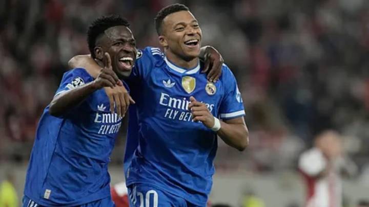 ¡4 goles de Mbappé en la victoria del Real Madrid por Champions!