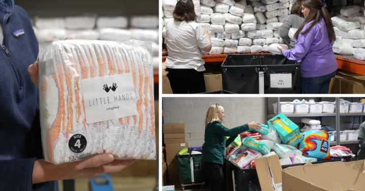 Richmond nonprofit distributes 500,000 diapers to families affected by government shutdown