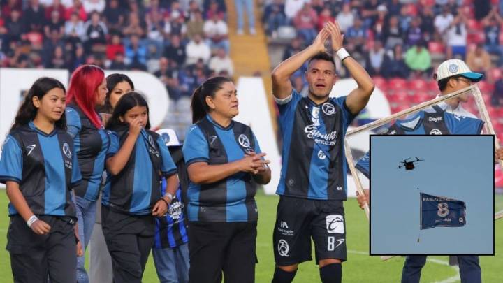 Querétaro vs Mazatlán: Dron sobrevuela La Corregidora para despedir a Pablo Barrera