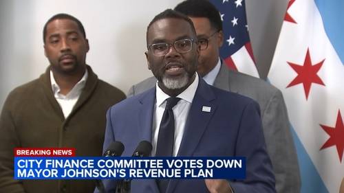 Chicago City Council budget vote: Finance Committee votes down Brandon Johnson revenue plan with head tax; mayor stands ground