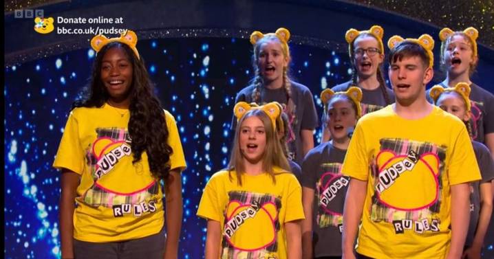 Children in Need viewers emotional over 'gorgeous' young choir performance