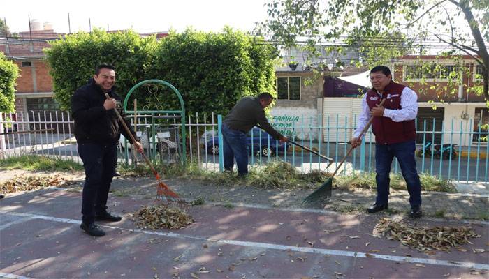 Ozumba fortalece la convivencia con acciones de limpieza y mantenimiento urbano