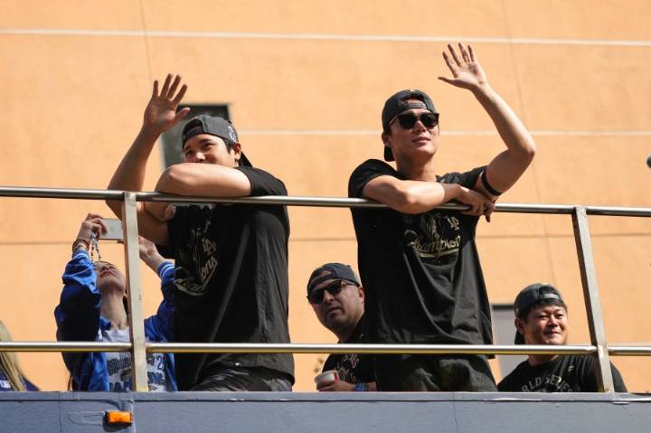 Photos: Los Angeles celebrates the back-to-back World Series champion Dodgers