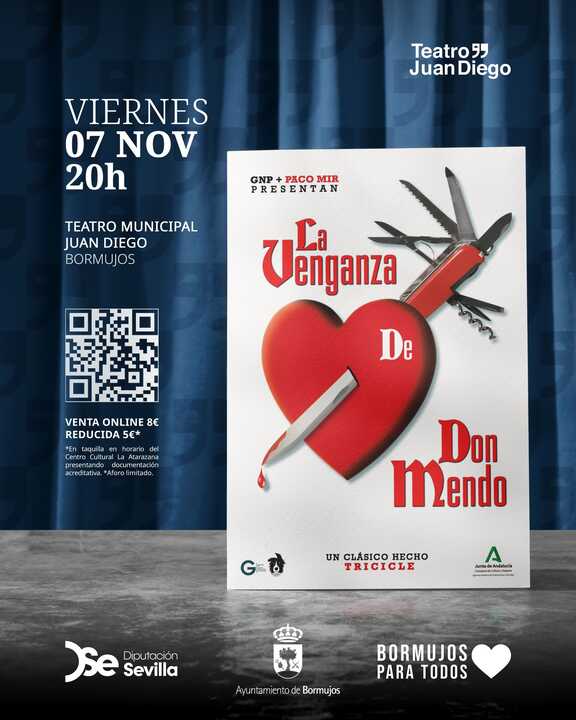"La venganza de Don Mendo" llega a Bormujos para llenar de humor el Teatro Juan Diego