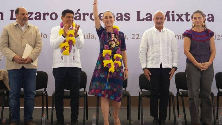 En medio de protestas de la CNTE, Sheinbaum presenta el avance del Plan Lázaro Cárdenas