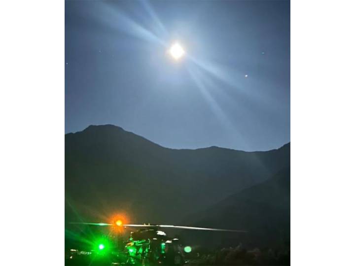 Indian Army conducts joint aerial operations in forward areas of