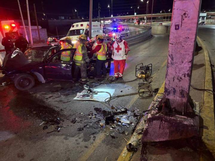 Exceso de velocidad y alcohol, causas de muerte de las dos mujeres en accidente al sur de Saltillo