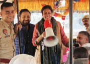 “Meeting on Wheels”: Hoshiarpur DC and SSP Review Nagar Kirtan Route From Bus