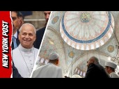 Pope Leo XIV Declines to Join Prayer While Visiting Famous Blue Mosque in Turkey