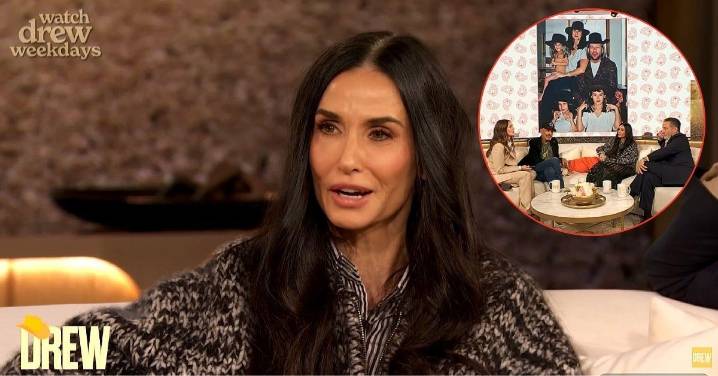 Demi Moore Gushes Over Rare Family Photo with Bruce Willis