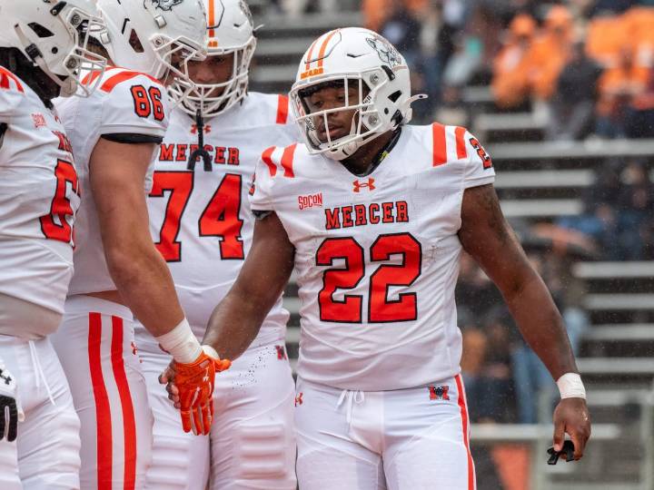 Confused Western Carolina fans storm field, kicker hoisted despite missed FG in loss to Mercer