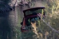 Murió una mujer al chocar con una ambulancia y caer a un desagüe