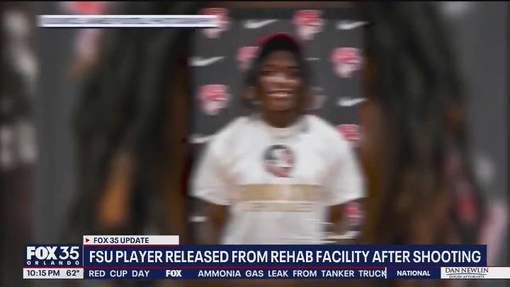 FSU football player Ethan Pritchard leaves rehab