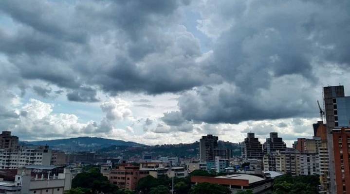 Inameh pronosticó nubosidad y lluvias en varias zonas de Venezuela