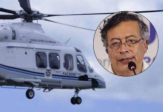 Este es el helicóptero alterno que usará el presidente Petro ante la falta de mantenimiento del AW139