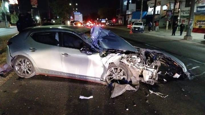 Doble encontronazo ocurrió en Paseo Central
