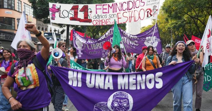 Women march in Mexico City to protest gender violence