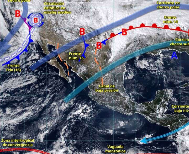 Clima en México hoy 21 de noviembre de 2025: Llega el frente frío 16